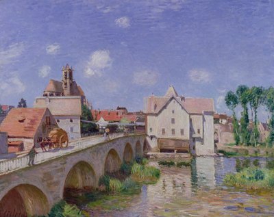 Il ponte di Moret, 1893 da Alfred Sisley